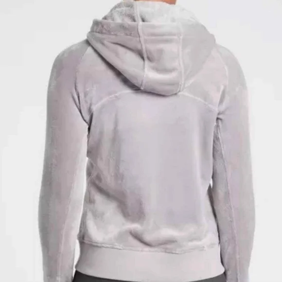 Athleta Triumph Hoodie In Double Cozy Karma in Norwegian Grey - Picture 5 of 16